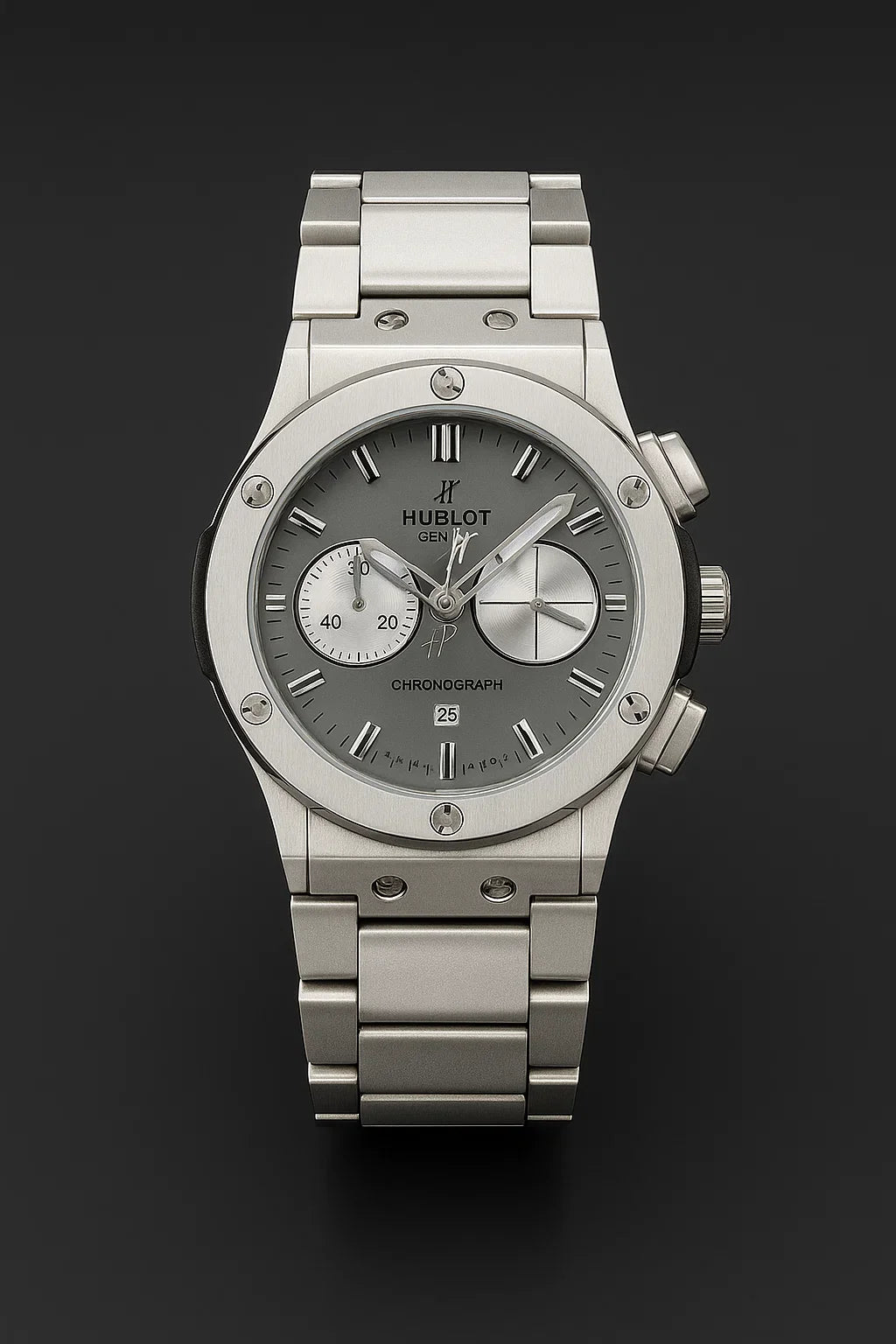 HB Premium – Silver Matte Chain